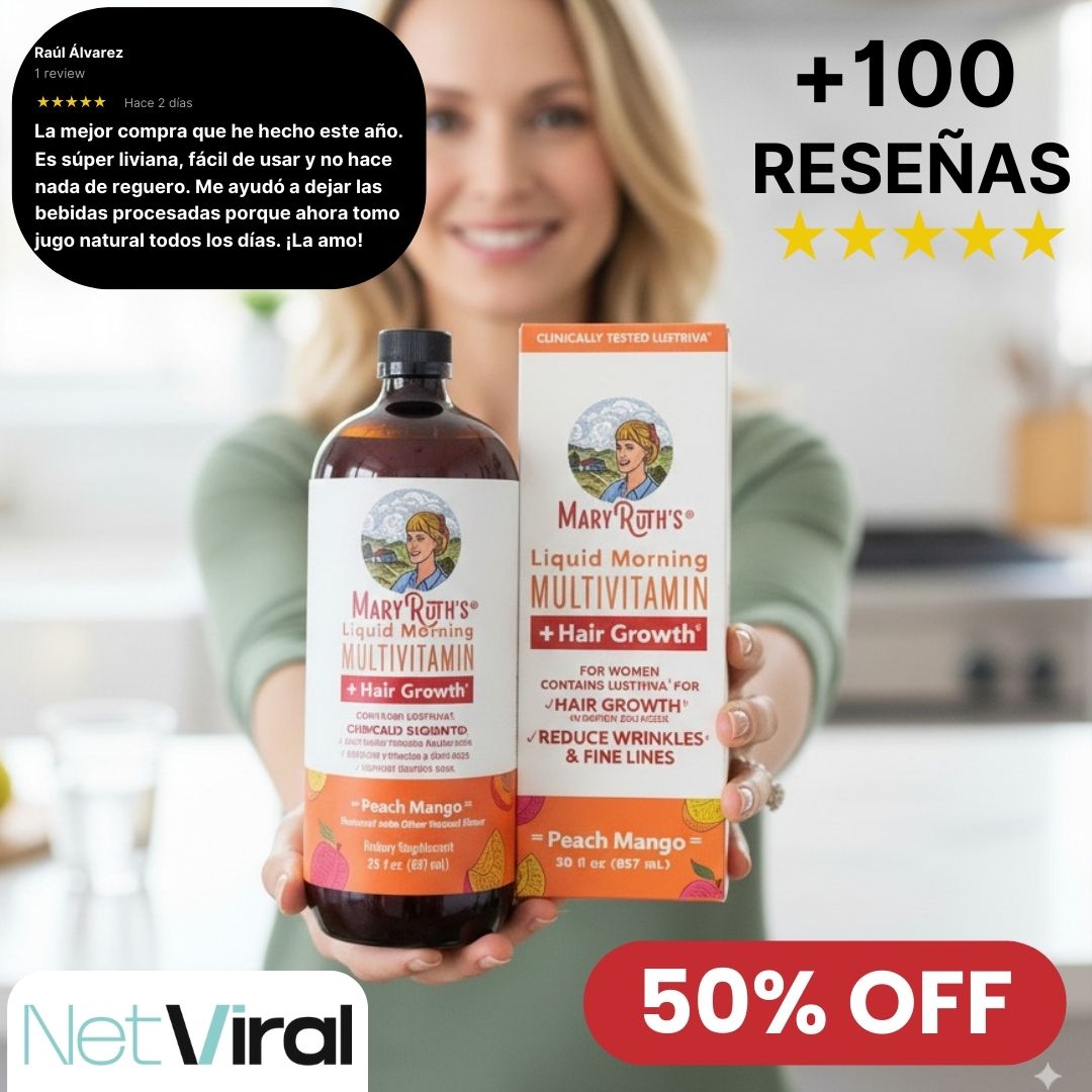 Multivitamínico Mary Ruth's® - Crecimiento del Cabello