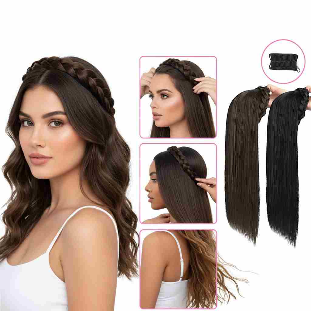 Peluca Glam Head - Diadema Eficaz Para Lucir Espectacular