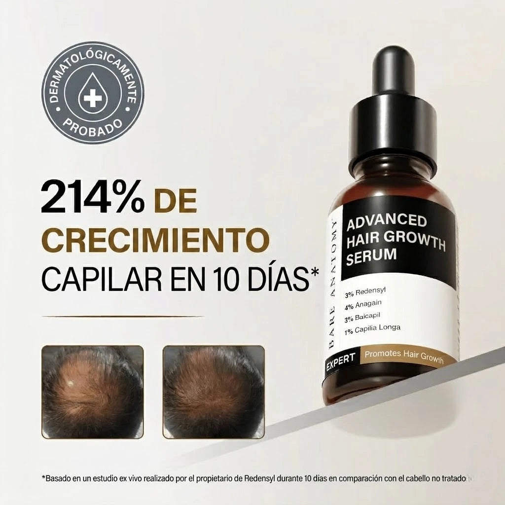 Serum Capilar Bare Anatomy — Detiene la caída y reactiva el crecimiento