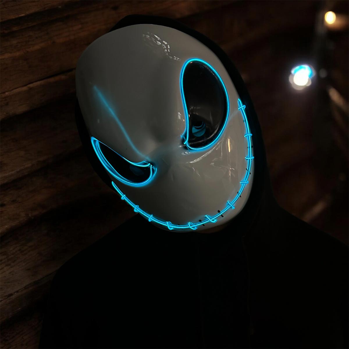 😱🎃 Máscara de Jack LED – Roba todas las miradas en Halloween 👻✨