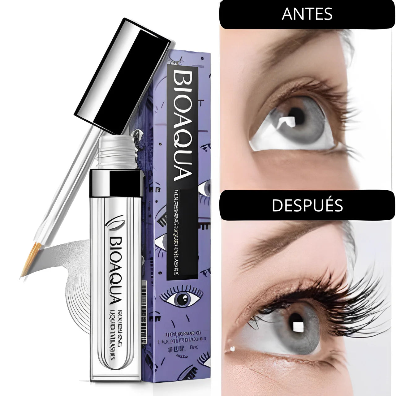 Bioaqua Eyelash Serum® – Pestañas más largas y densas