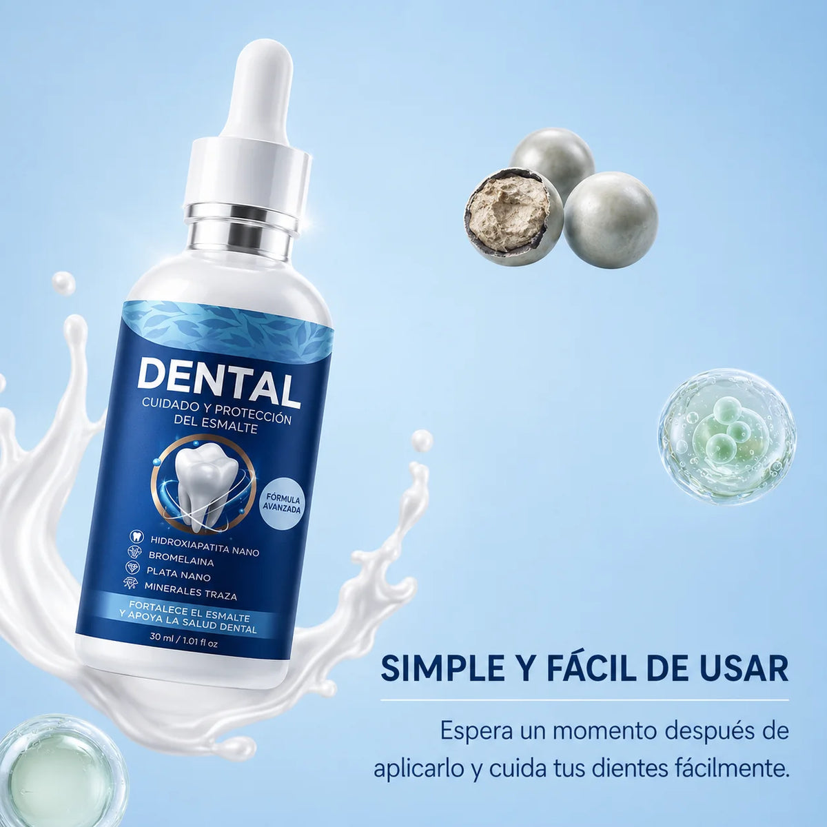 Sérum Dental Reparador: Dientes Más Fuertes en 14 Días