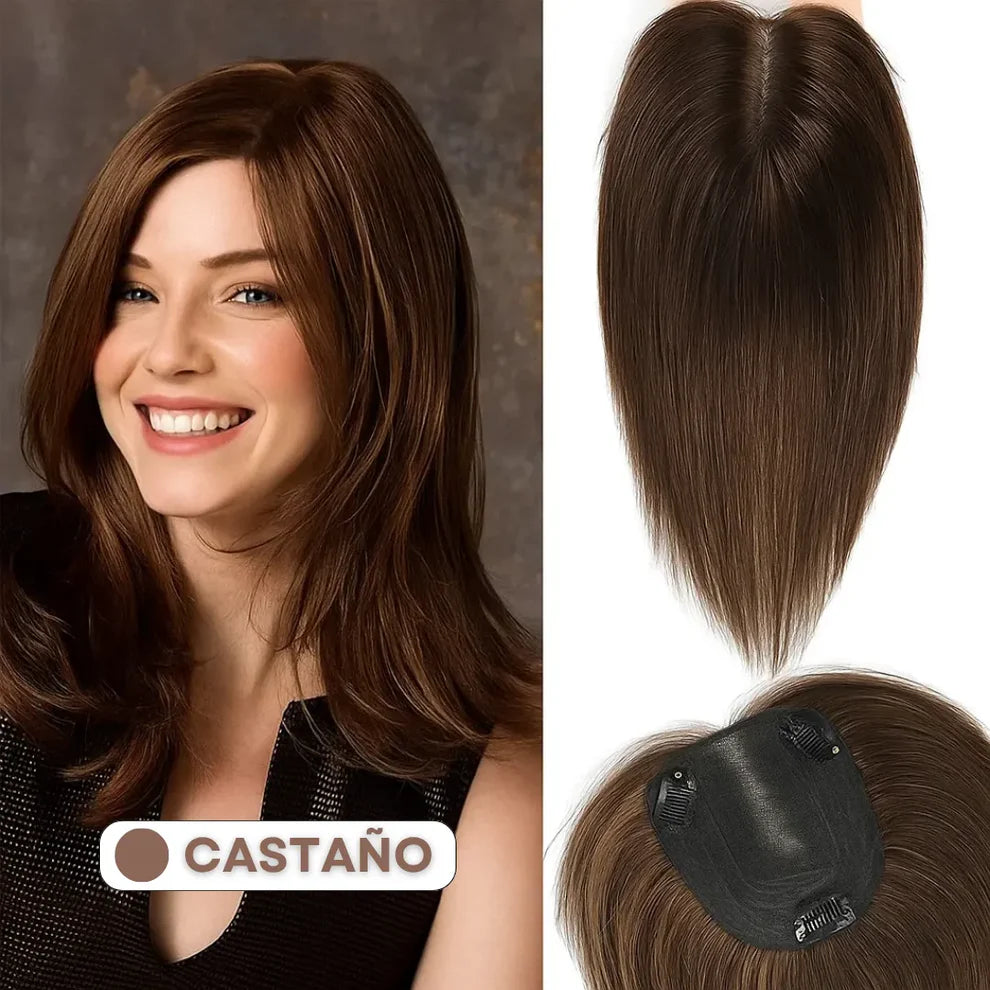 Topper Capilar 100% Humano® – Recupera tu Confianza y Volumen