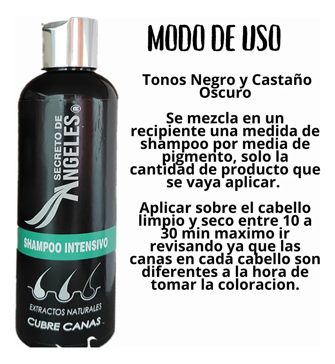 Shampoo Cubre Canas Secreto de Ángeles® – Restauración capilar con biotecnología activa + 2 obsequios