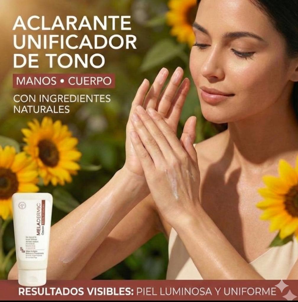 Meladermic Aclarante Unificador de Tono — Menos manchas, más seguridad en tu piel