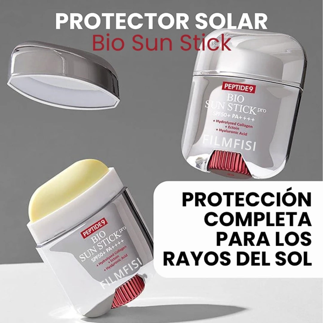 Peptide 9 Bio Sun Stick — El secreto coreano contra el envejecimiento y el sol