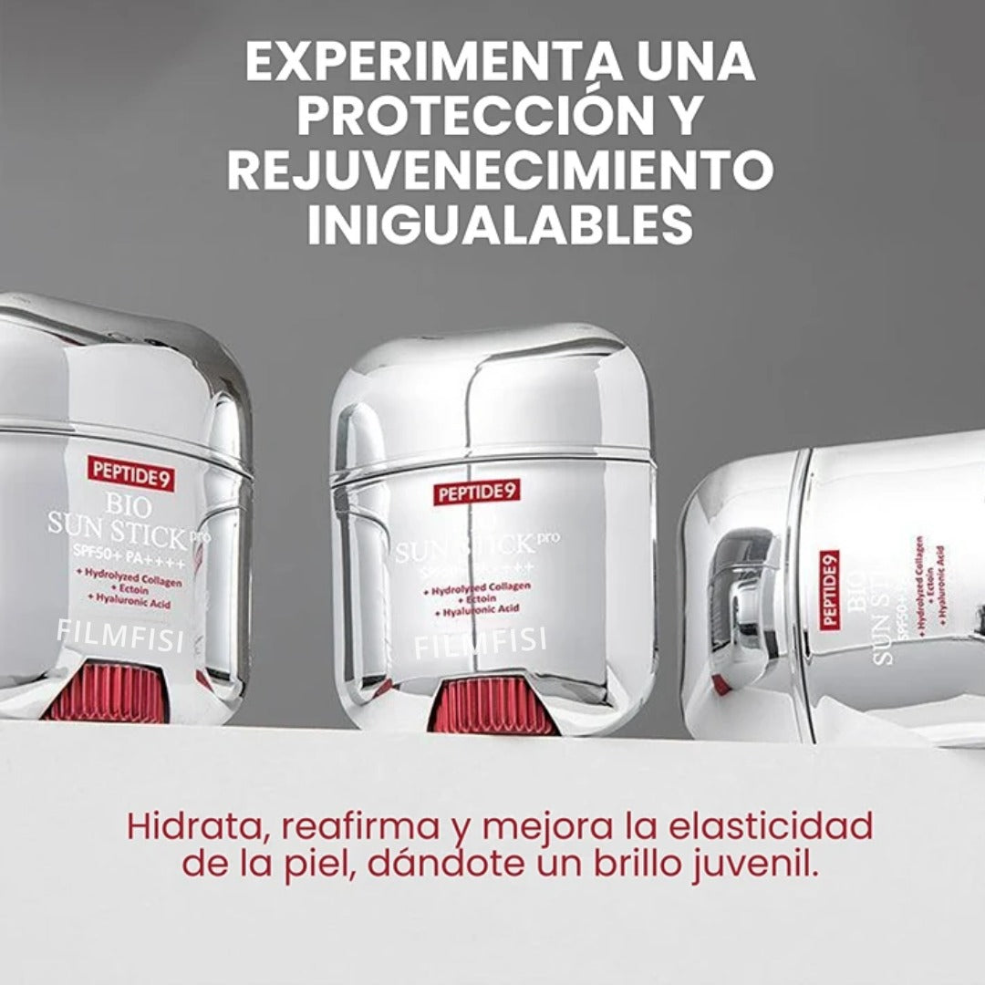 Peptide 9 Bio Sun Stick — El secreto coreano contra el envejecimiento y el sol