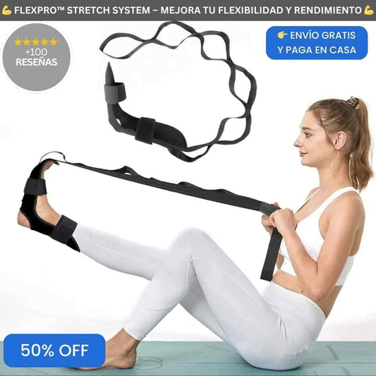 FLEXPRO™ STRETCH SYSTEM – DILE ADIÓS A LA RIGIDEZ Y AL DOLOR MUSCULAR 💪