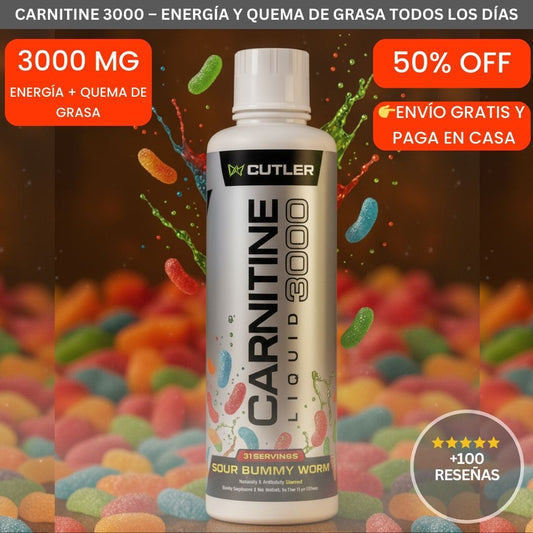 CARNITINE 3000® – QUEMA GRASA Y RECUPERA TU ENERGÍA (CON EBOOK GRATIS🎁)