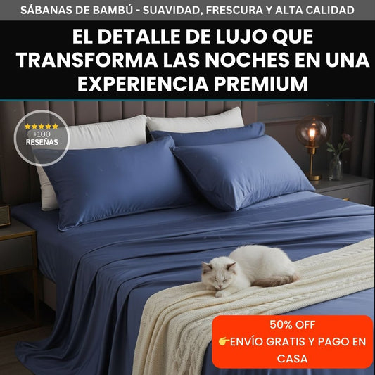 Sábanas de Bambú – Lujo y frescura que transforman tu descanso