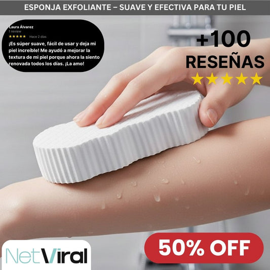 Esponja Mágica - Piel Limpia y Suave