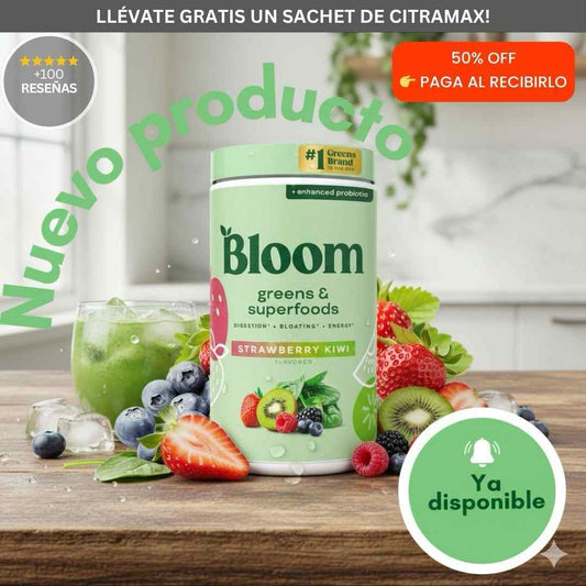 Bloom Greens — Bienestar diario + sachet Citramax GRATIS