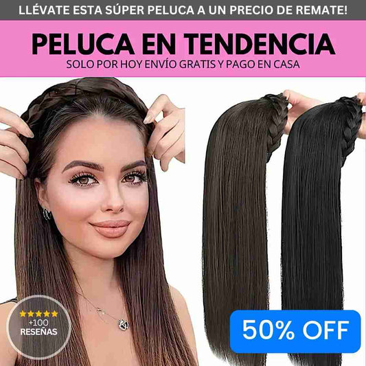 Peluca Glam Head - Diadema Eficaz Para Lucir Espectacular