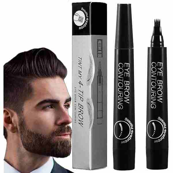 Suake™ 4-Tip Brow Pen 2X1 — Cejas y Barba Perfectas