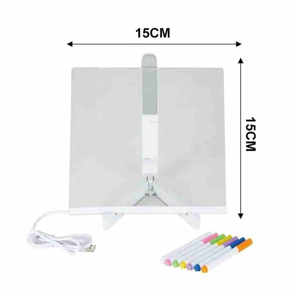 Tablero Acrílico LED: Despierta tu creatividad 📚💡