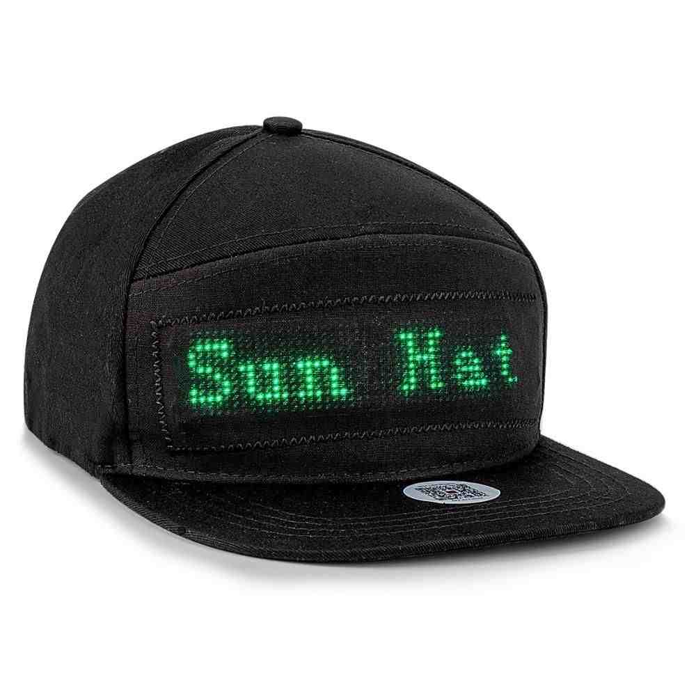 Gorra LED Smart Display – El gadget que habla por ti 🧢