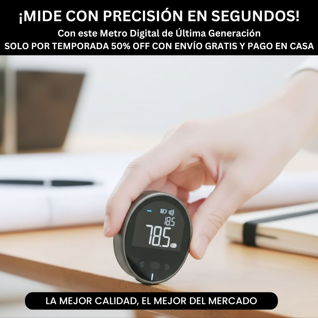 Regla Electrónica DUKA Little Q – Mide con precisión y deja de equivocarte