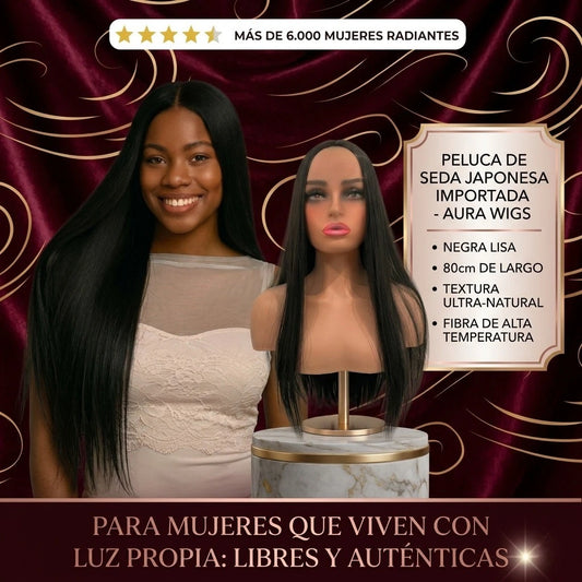 Aura Wigs – Pelucas Importadas de Seda Japonesa 80 cm