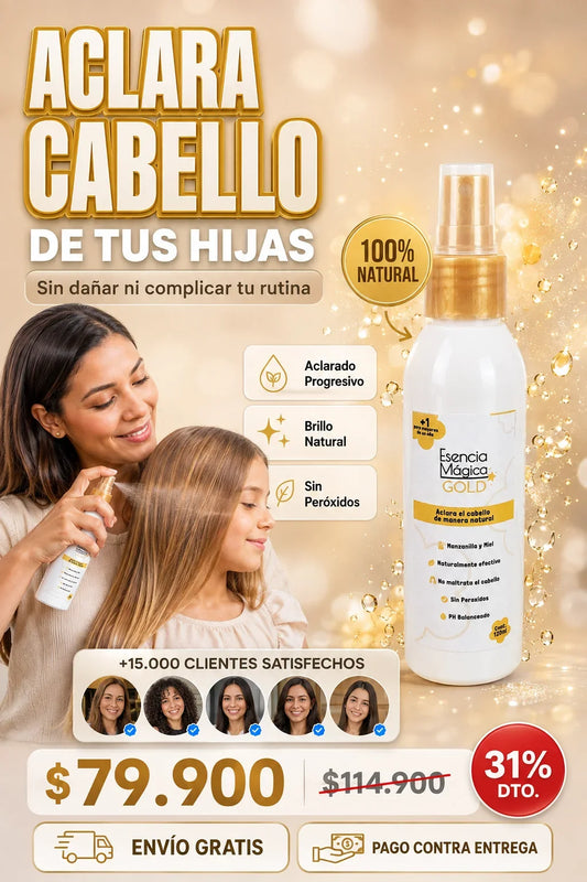 Tónico Aclarador Esencia Gold Kids