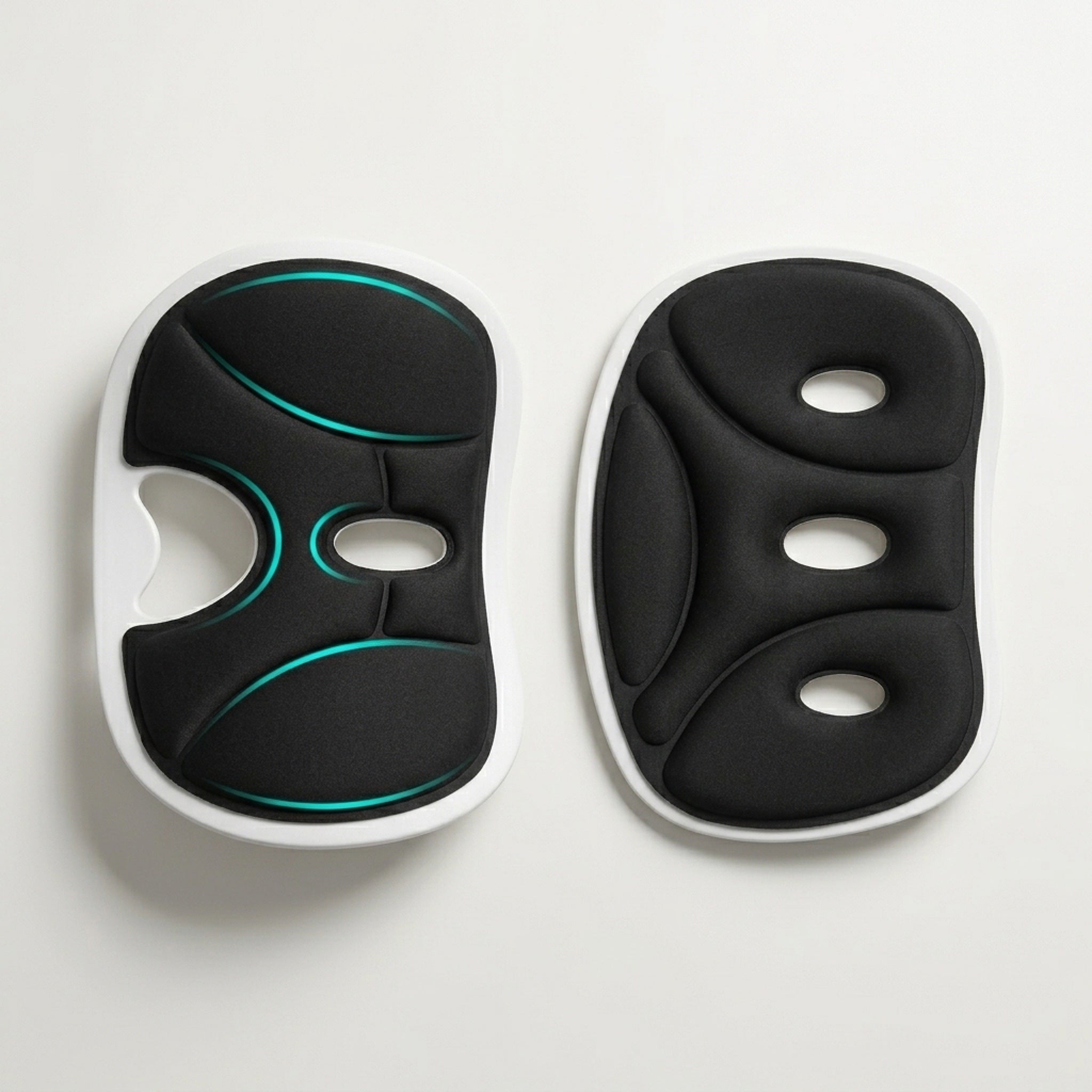 Vista superior ambas piezas del set ergonómico